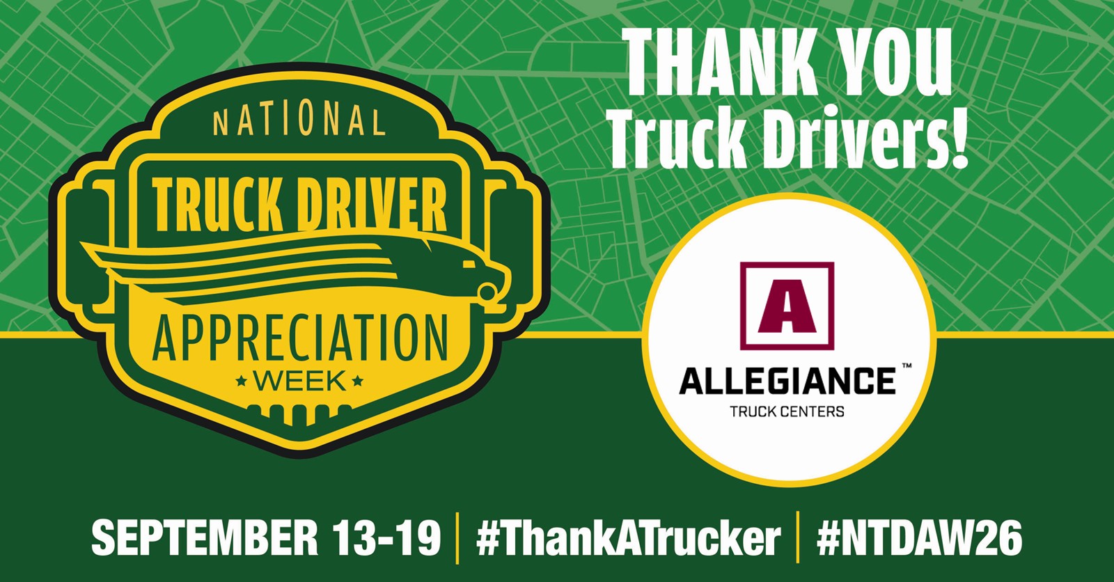 National Truck Driver Appreciation Week Banner 