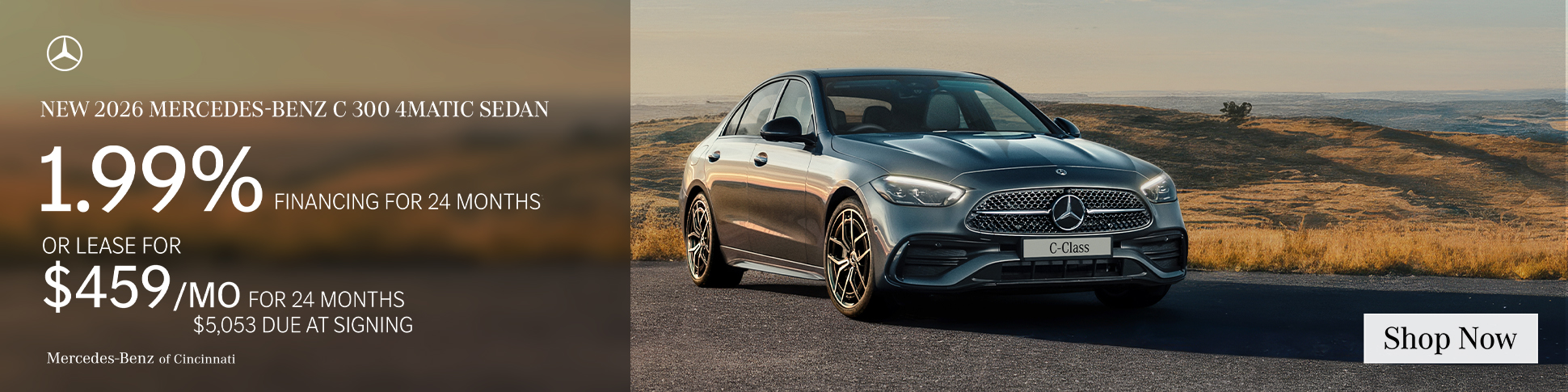 New 2026 Mercedes-Benz C 300 4MATIC Sedan