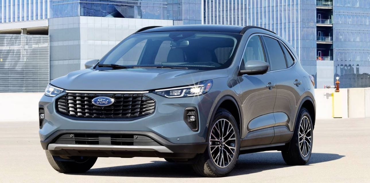 gray-blue 2023 Ford Escape