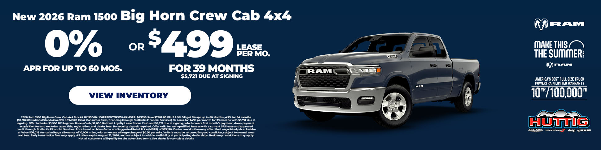 2026 RAM RAM 1500 Specials