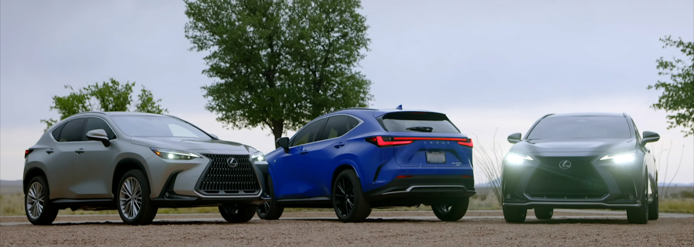 2022 Lexus NX Models Parked