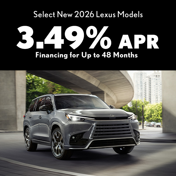 Select New 2026 Lexus Models