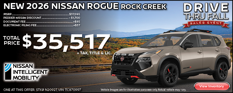 2026 Nissan Rogue Rock Creek