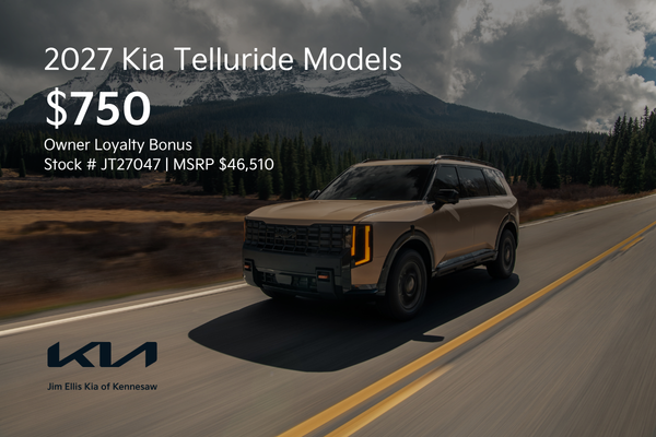 2027 Kia Telluride Owner Loyalty Bonus