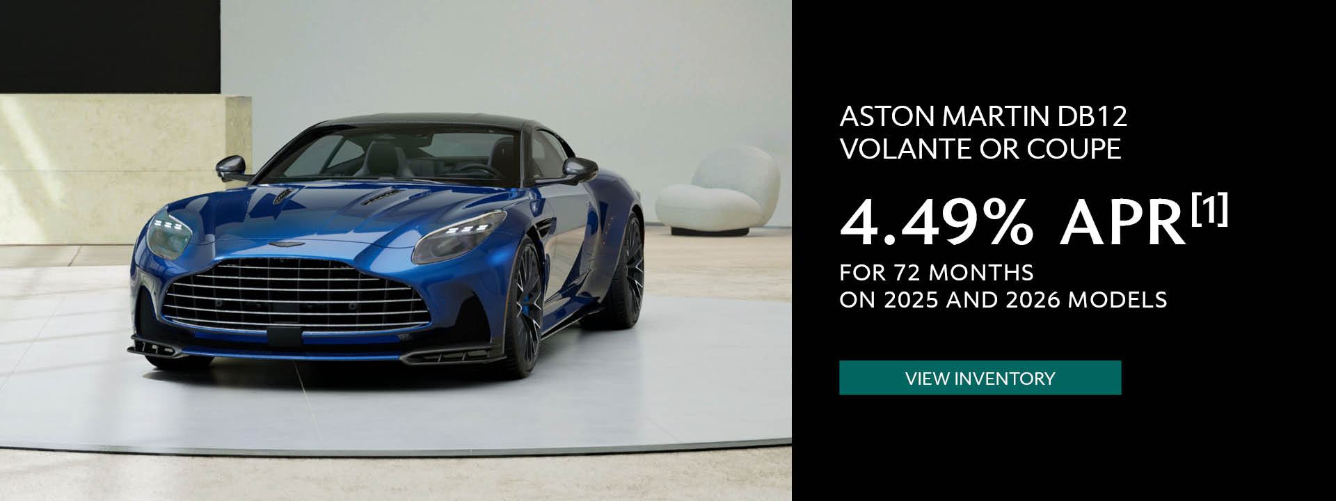 Aston Martin DB12 Volante or Coupe