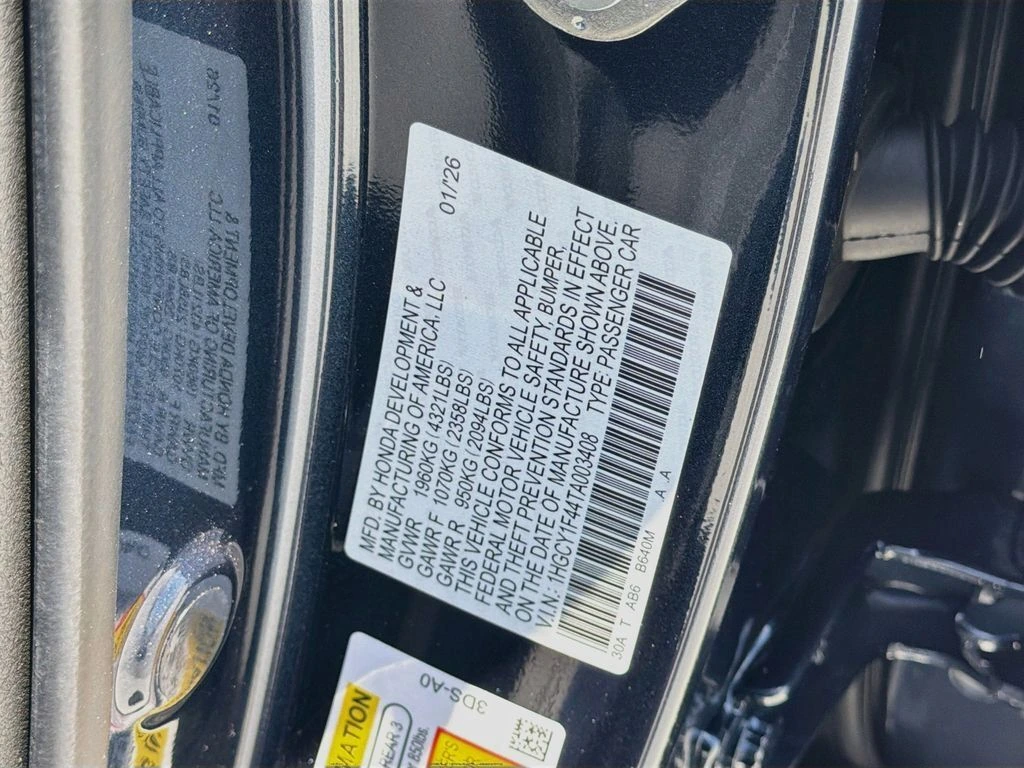 2026 Honda Accord SE - Photo 28
