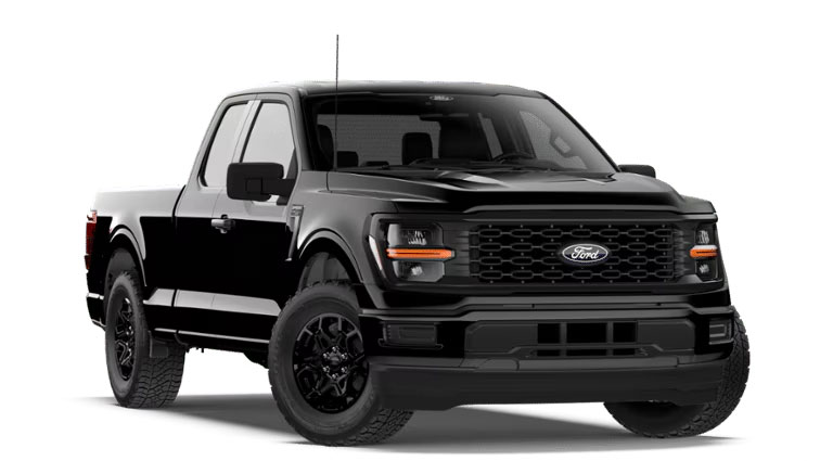 image of black ford f-150 xlt