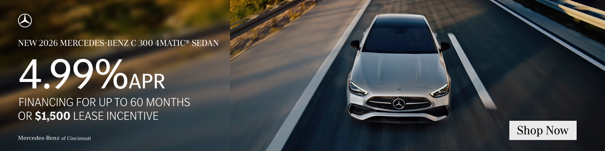 New 2026 Mercedes-Benz C 300 4MATIC® Sedan