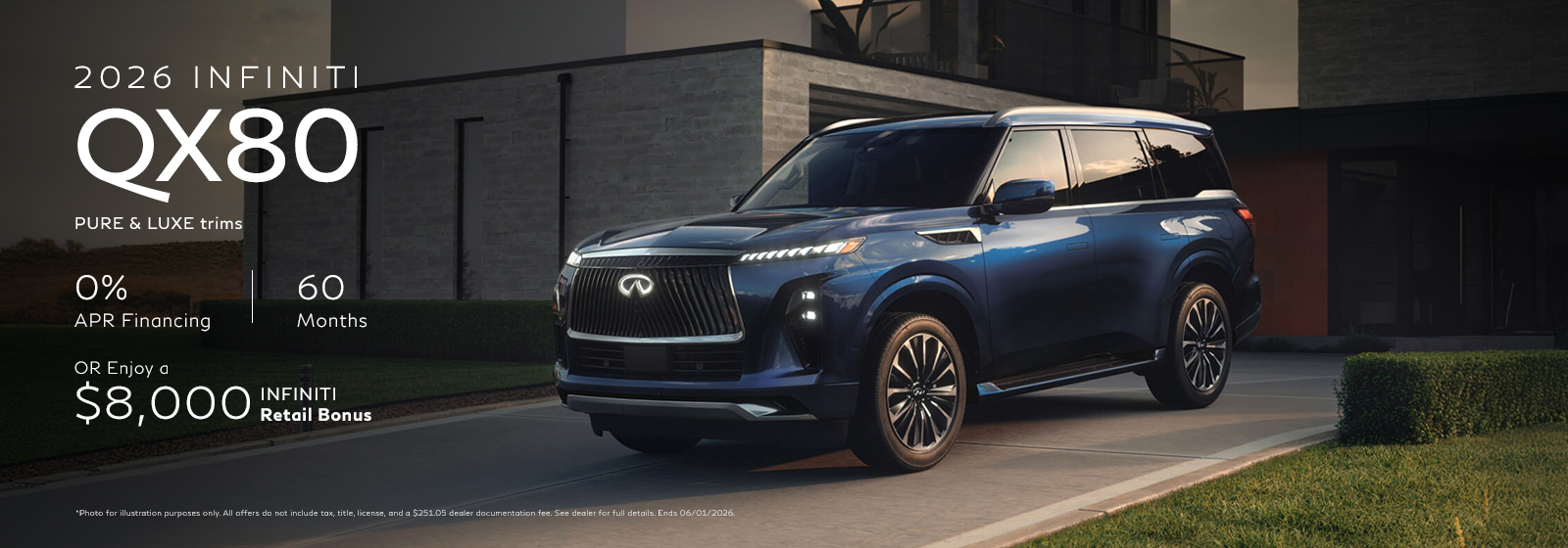 QX80 Offer