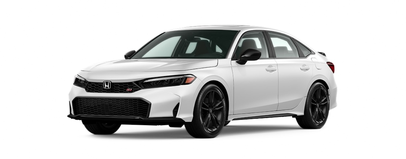 White 2026 Honda Civic Si angled left