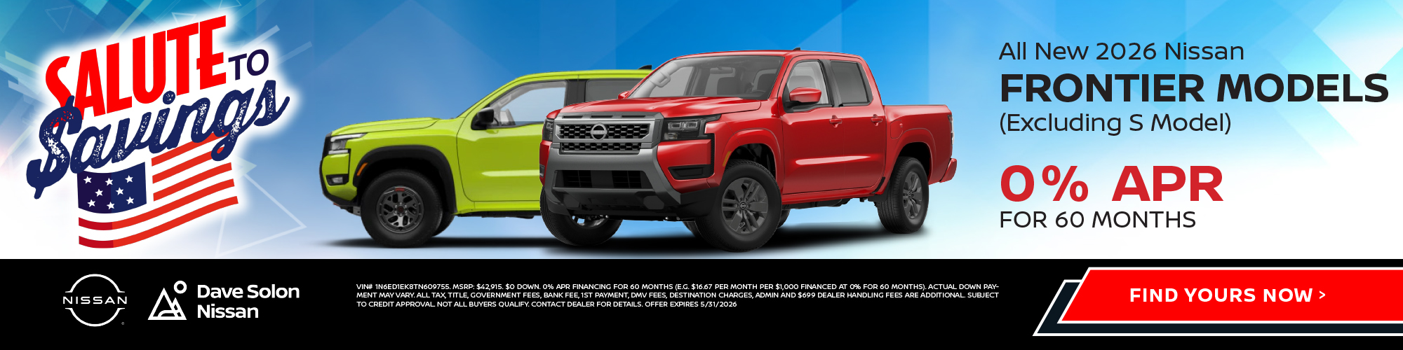 2026 Nissan Frontier