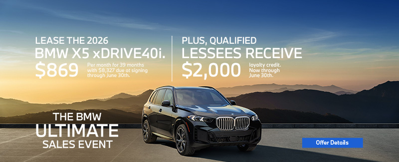 Lease the BMW X5 in Roxbury NJ