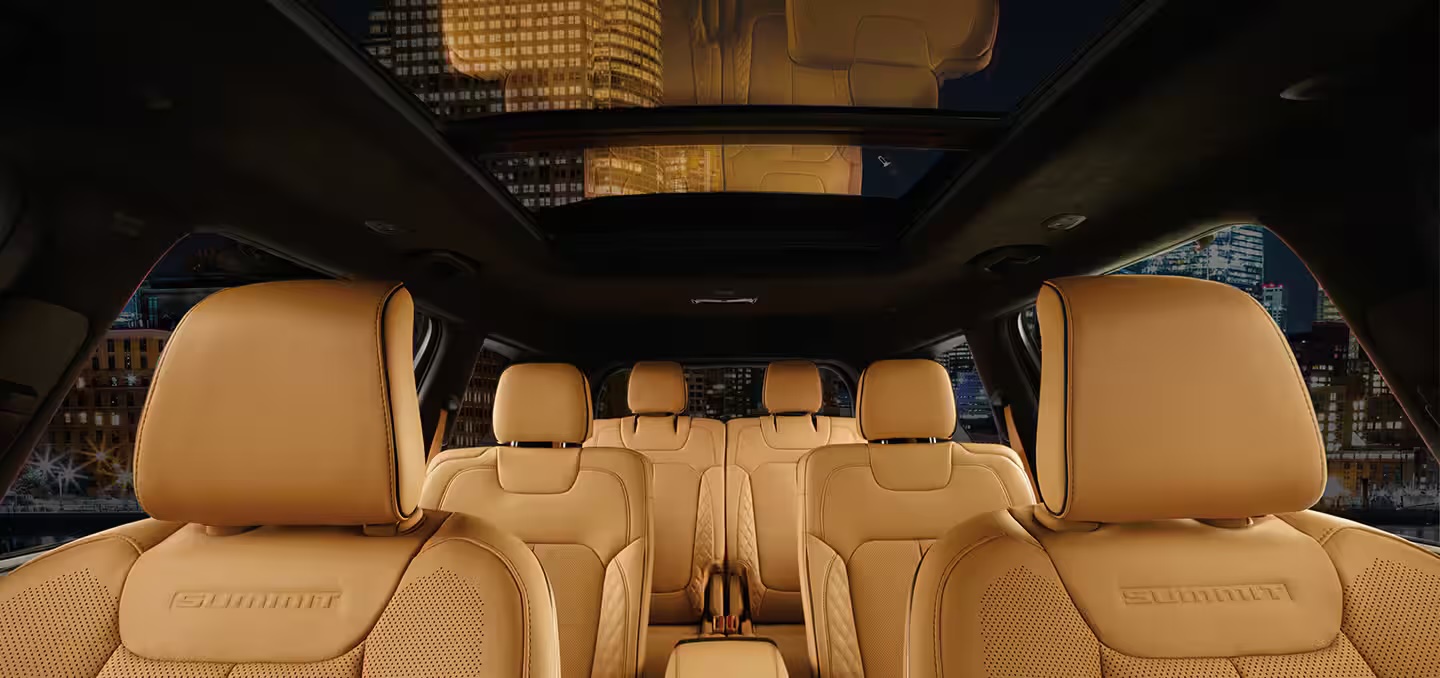 2026 Jeep Grand Cherokee interior photo with 3rd row