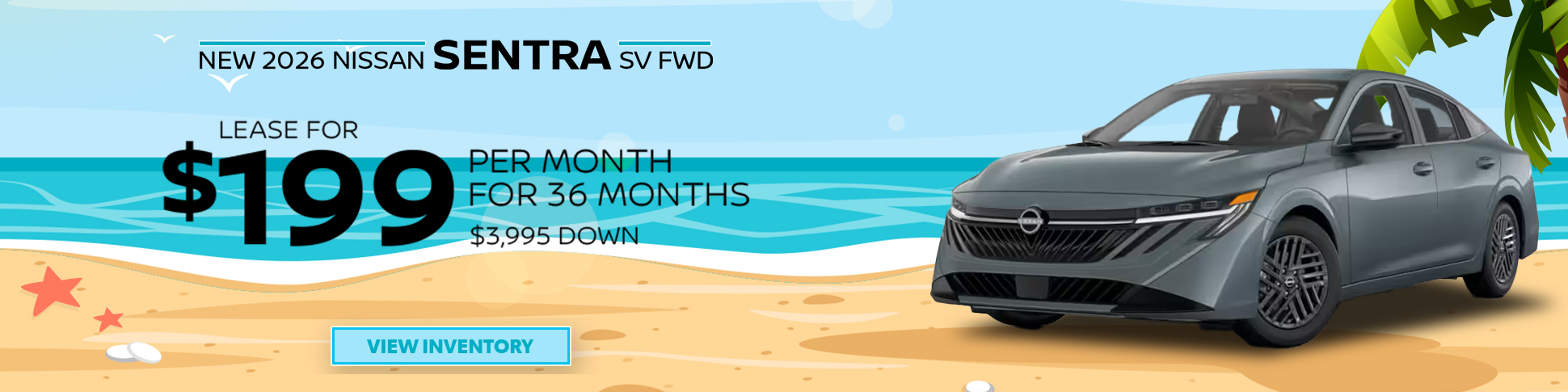 New 2026 Nissan Sentra SV FWD