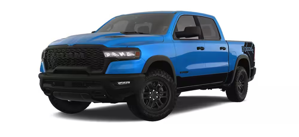 The 2025 Ram 1500 Rebel trim level.