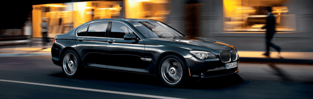 BMW 7 Series driving on the road