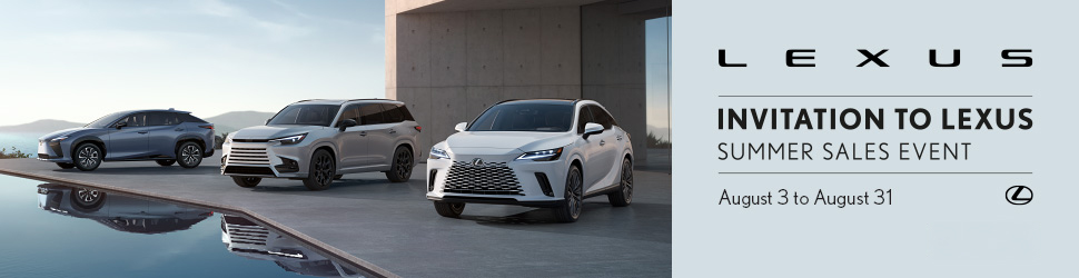 Invitation to Lexus Sales Event