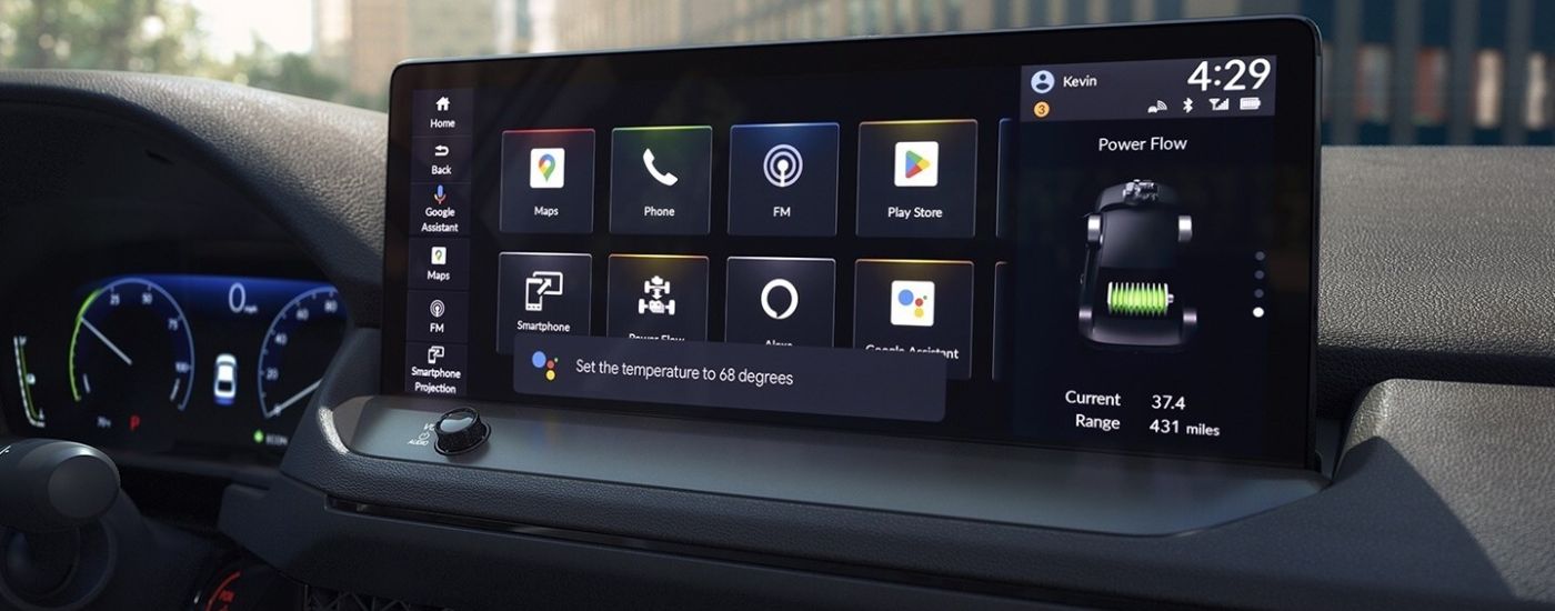 The infotainment display on a 2026 Honda Accord