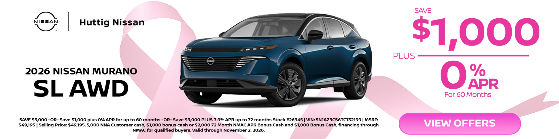 2026 Nissan Murano SL AWD