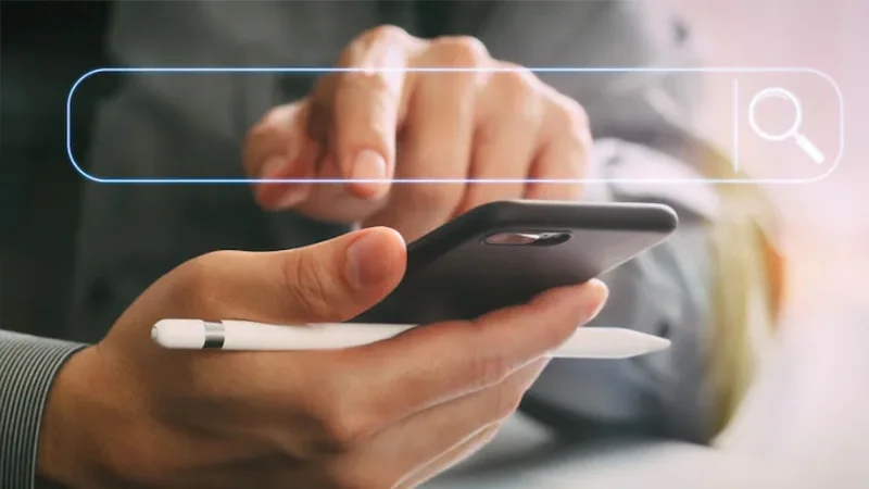 Filling out an online credit application