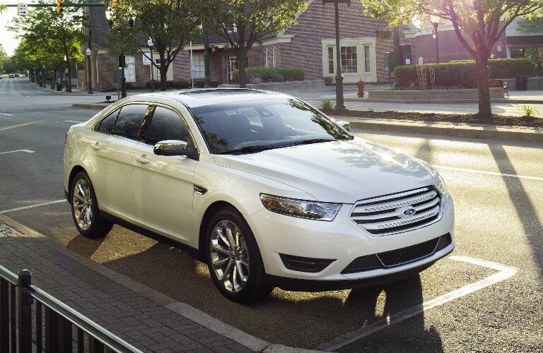 2017 Ford Taurus parked on street