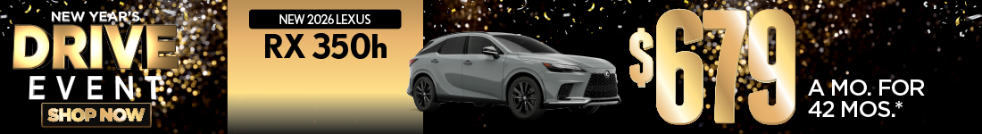 2026 Lexus RX 350h	$679/mo for 42 mo 