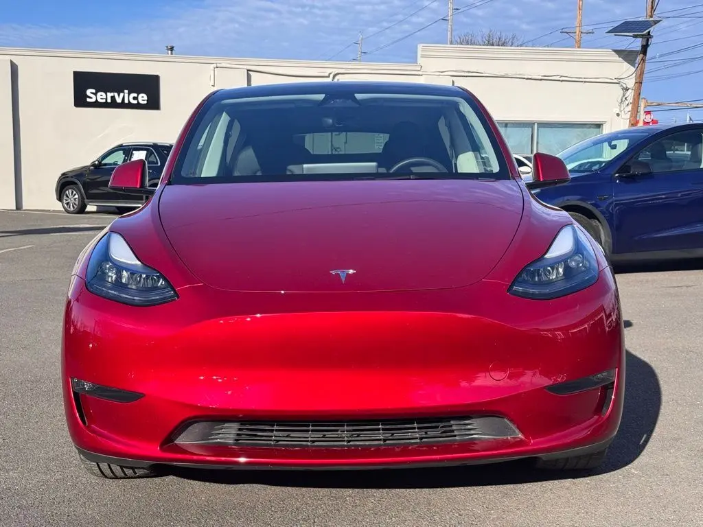 Used 2025 Tesla Model Y Long Range with VIN 7SAYGDEE0SA346872 for sale in Ewing Township, NJ