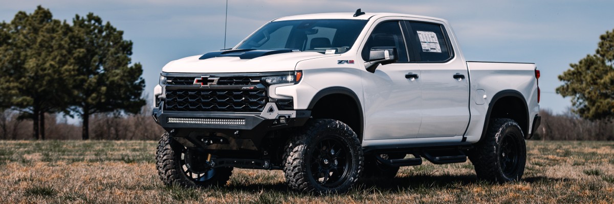 Custom 2024 Chevy Silverado 1500 ZR2 Exterior Driver Side Front Profile