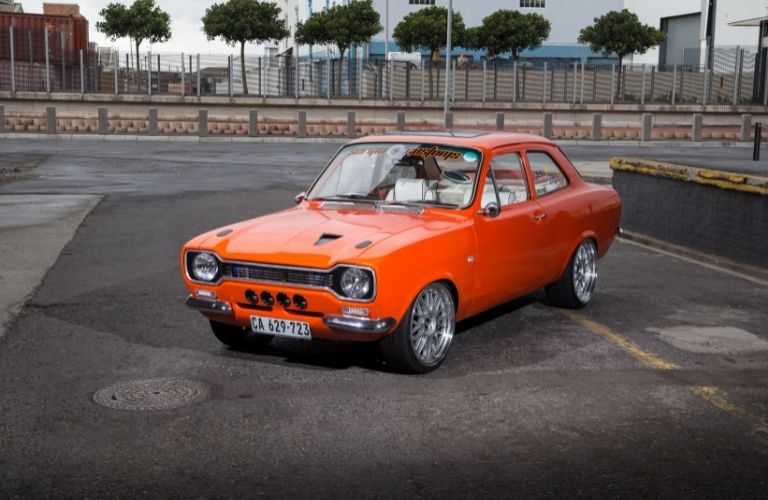 Ford Escort MKI Orange Modified