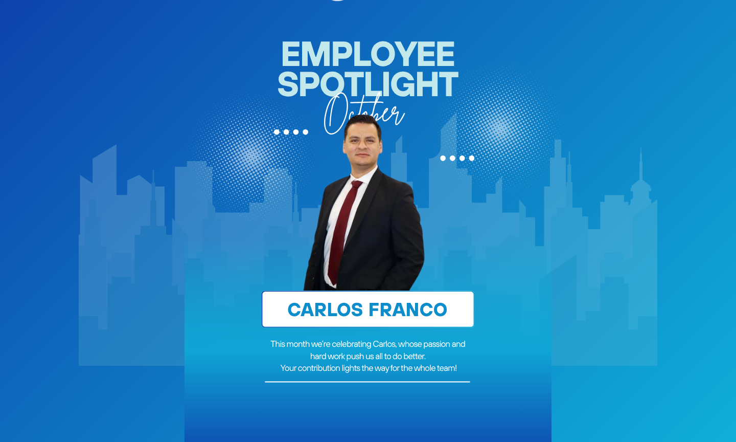 Carlos Franco Employee Spotlight