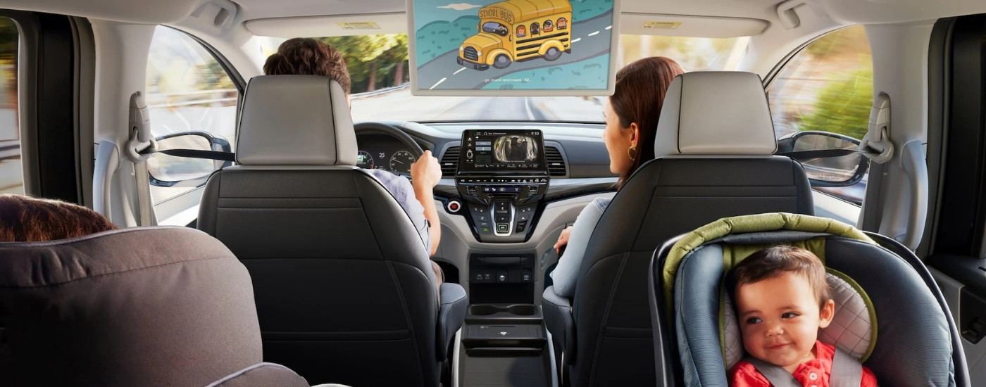A family riding in a 2025 Honda Odyssey