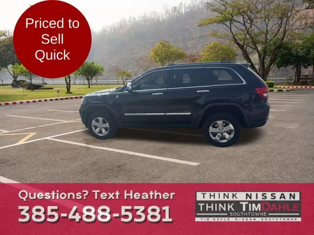Used 2013 Jeep Grand Cherokee Overland with VIN 1C4RJFCG1DC607349 for sale in South Jordan, UT