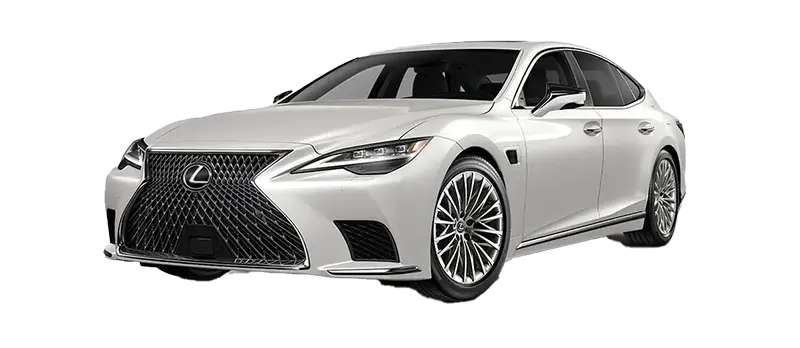 White 2024 Lexus LS