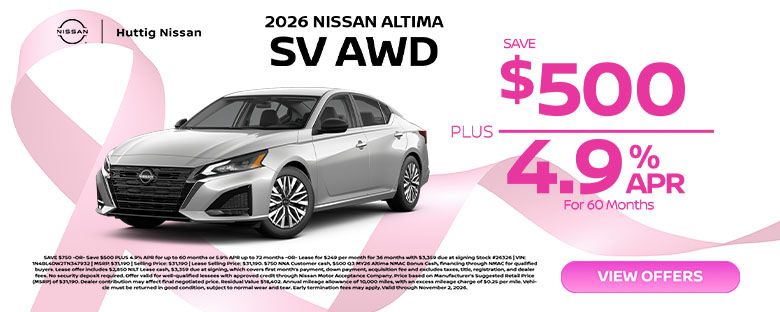 2026 Nissan Altima SV AWD