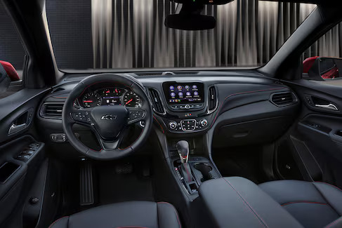 The front dash of the 2024 equinox.