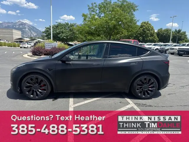 Used 2021 Tesla Model Y Performance with VIN 5YJYGDEF4MF173384 for sale in South Jordan, UT