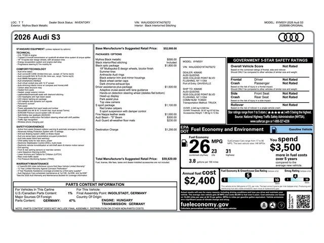 2026 Audi S3 Base - Photo 17