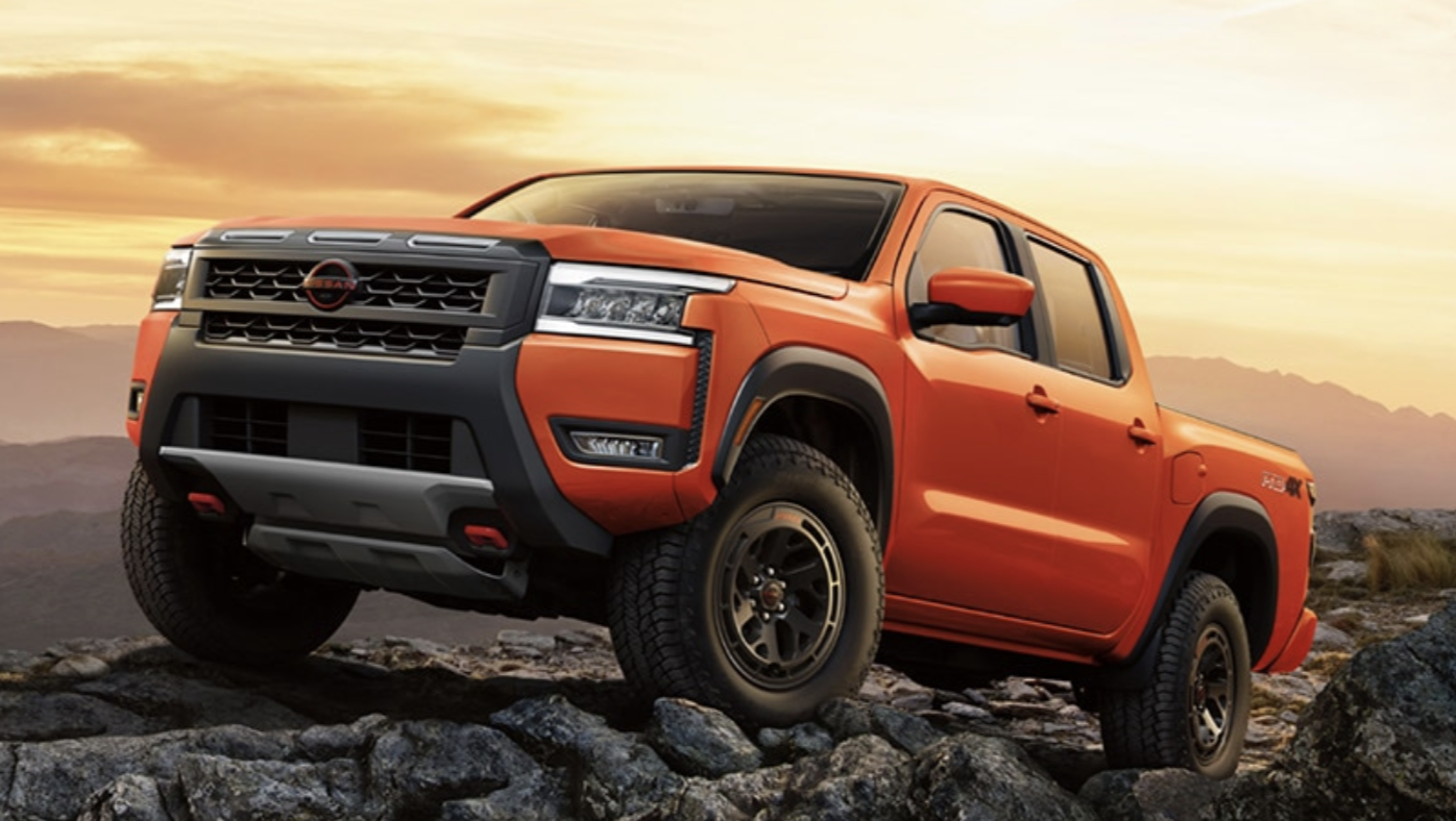 Orange Nissan Frontier
