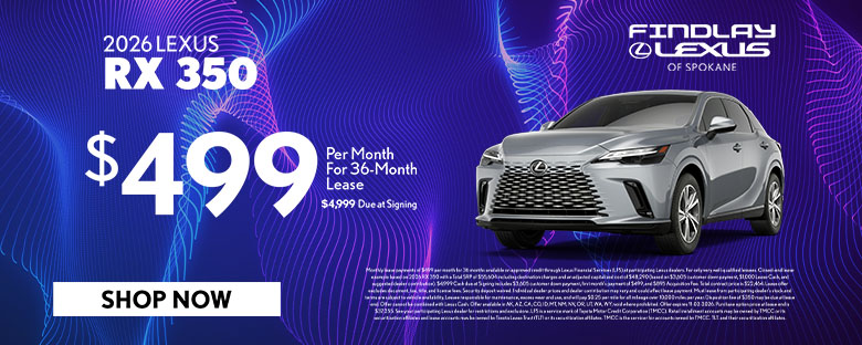 2026 New Lexus RX Special