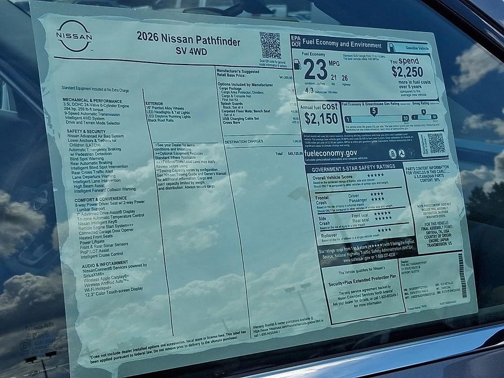 2026 Nissan Pathfinder SV - Photo 17