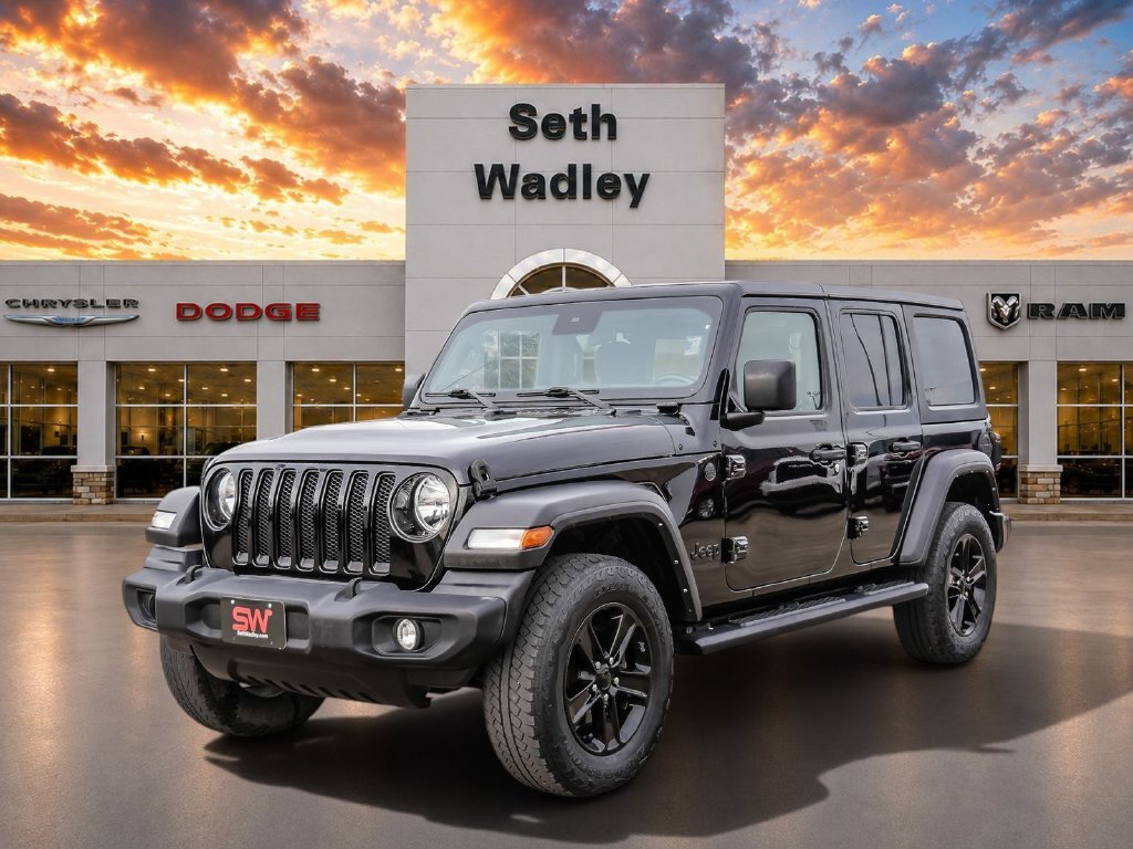 Another angle of a Jeep Wrangler from dealer inventory