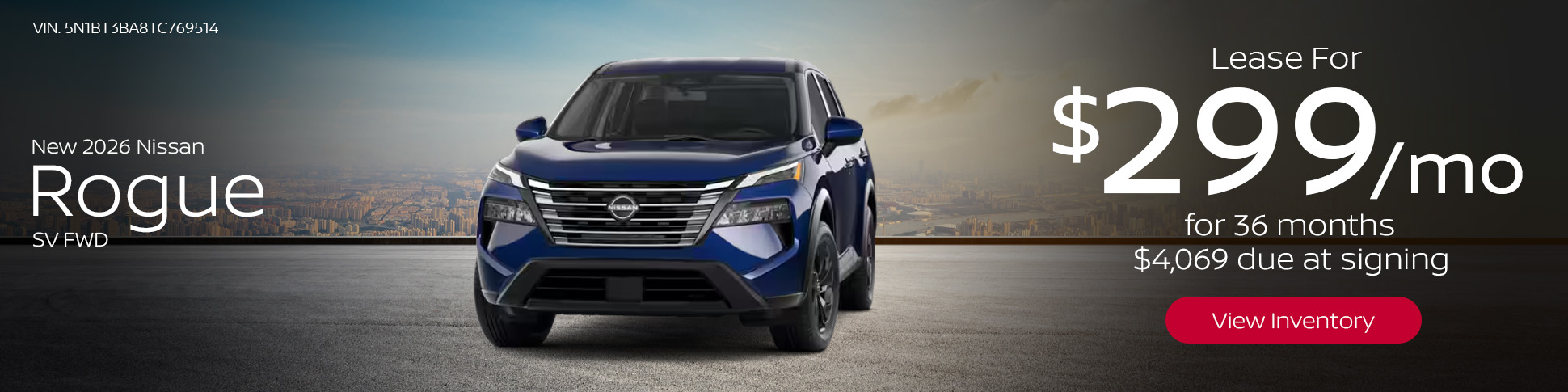 New 2026 Nissan Rogue SV FWD