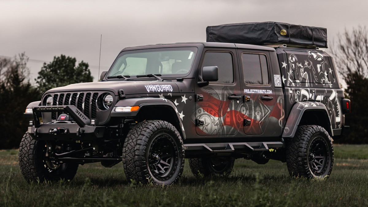 Custom Jeep Gladiator Project Tribute Build Exterior Driver Side Front Profile