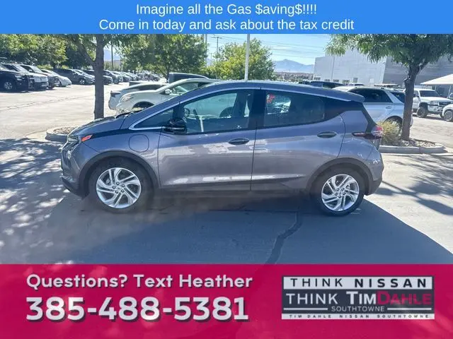 Used 2023 Chevrolet Bolt EV LT with VIN 1G1FW6S01P4179590 for sale in South Jordan, UT