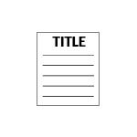 Vehicle title document icon