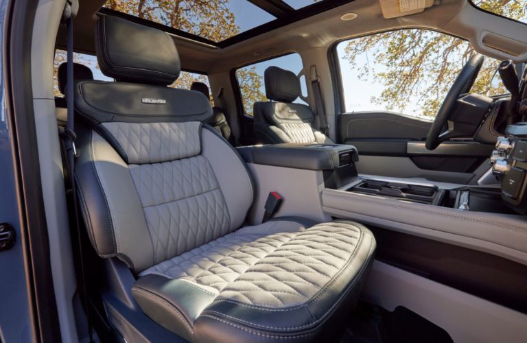 2023 Ford Super Duty Front and Rear Interior