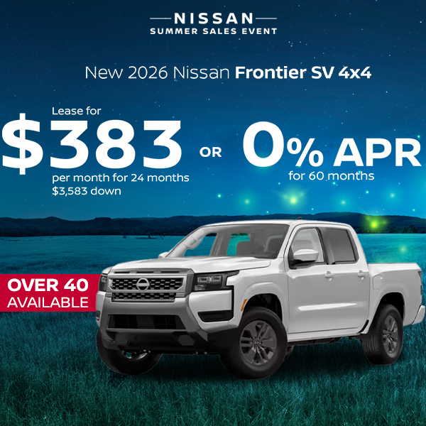 New 2026 Nissan Frontier SV 4x4                 