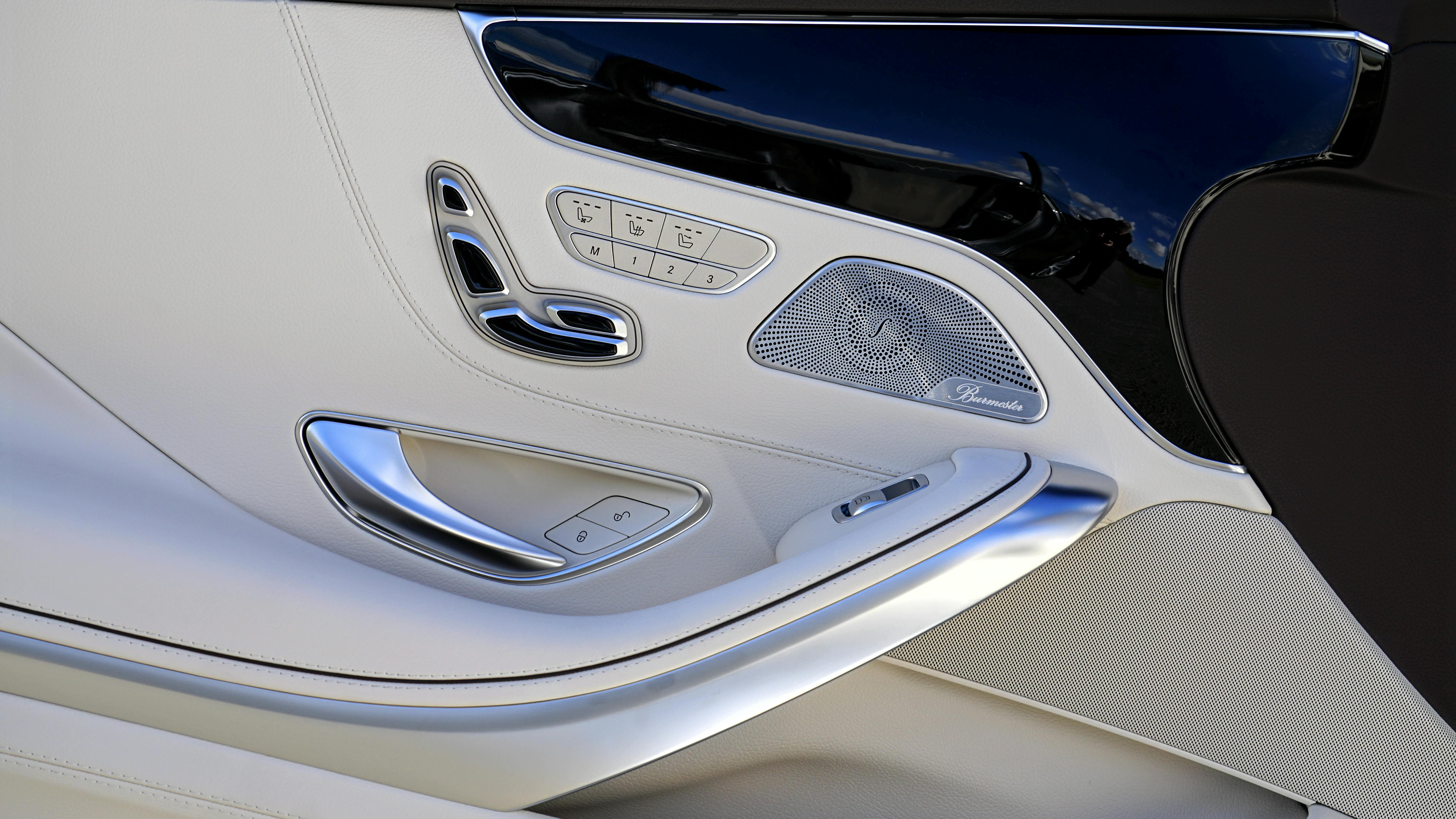 Modern pickup interior with large touchscreen and premium materials