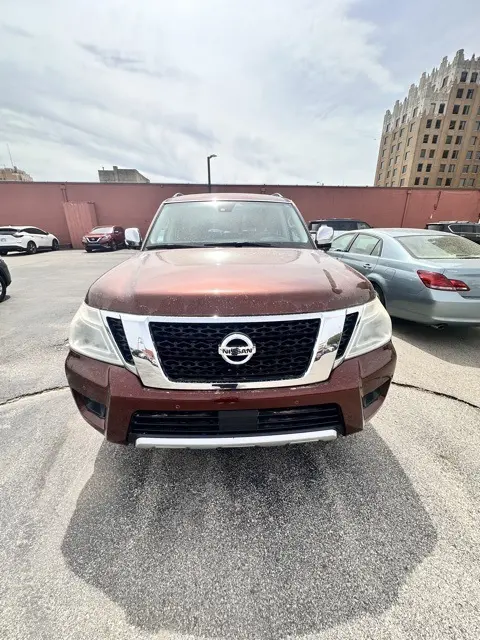 Used 2017 Nissan Armada Platinum with VIN JN8AY2NE8H9700020 for sale in Enid, OK