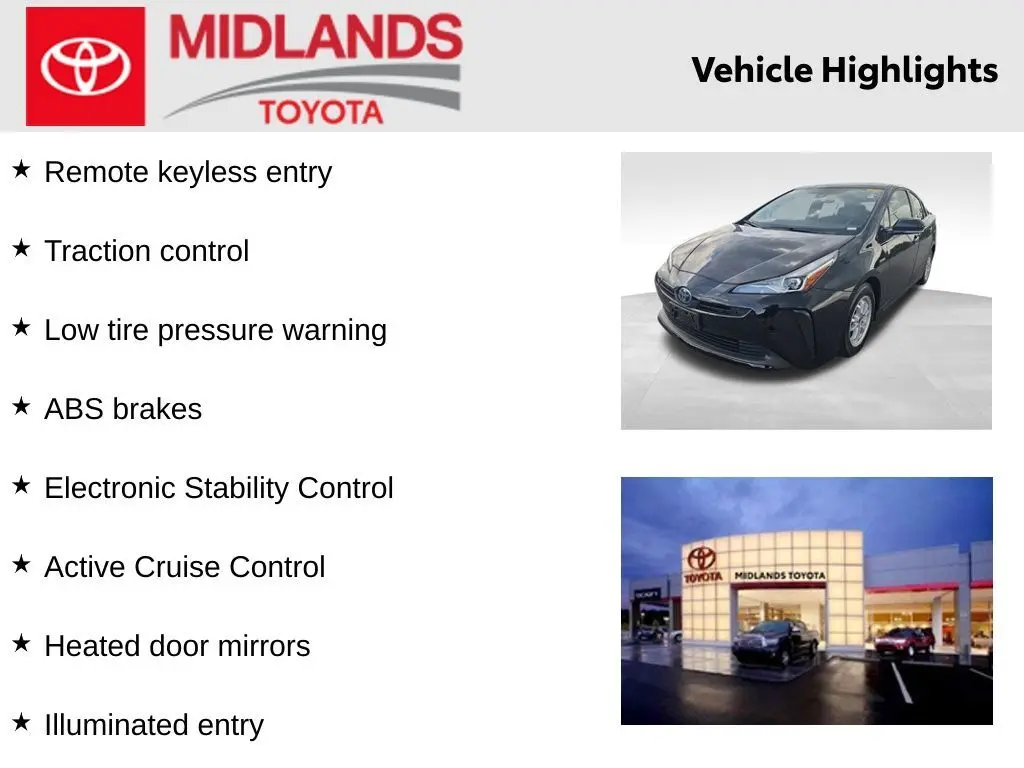 Used 2019 Toyota Prius LE with VIN JTDKARFU6K3083326 for sale in Madisonville, KY